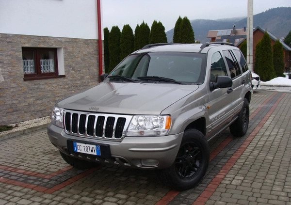 Jeep Grand Cherokee cena 28500 przebieg: 257000, rok produkcji 2002 z Limanowa małe 79